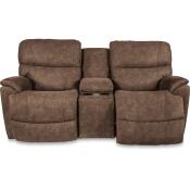 Trouper Power Reclining Loveseat w/ Headrest & Console - Image 4