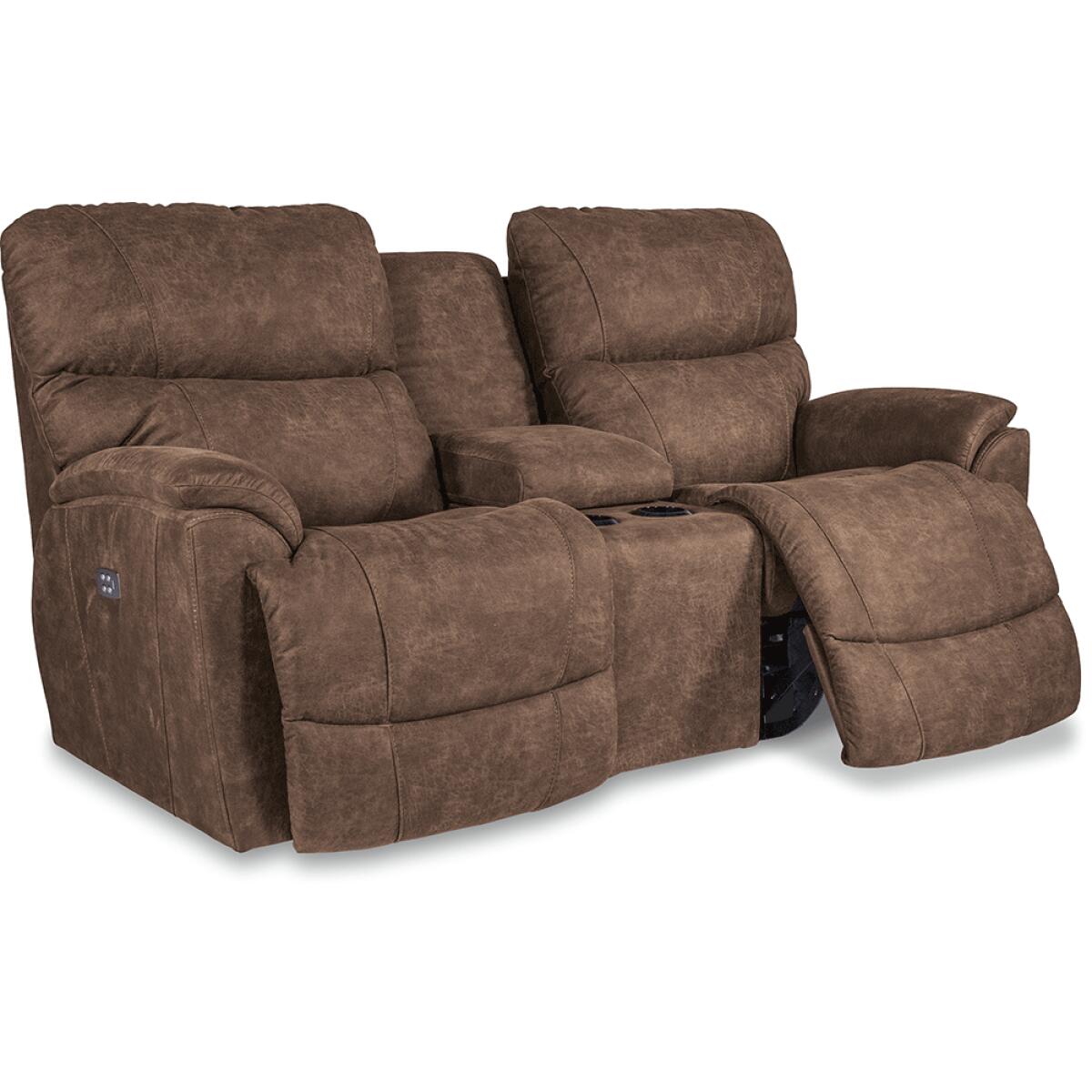Trouper Power Reclining Loveseat w/ Headrest & Console - Image 3