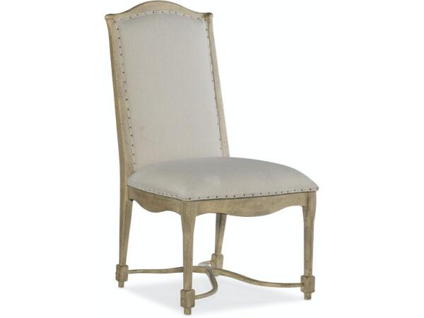 Ciao Bella Upholstered Back Side Chair Brown/Grey Chairs & Benches Hooker Furniture Ciao Bella Upholstered Back Side Chair Brown/Grey Chairs & Benches Hooker Furniture