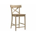 Elements Callista Rustic X-Back Counter Height Stool