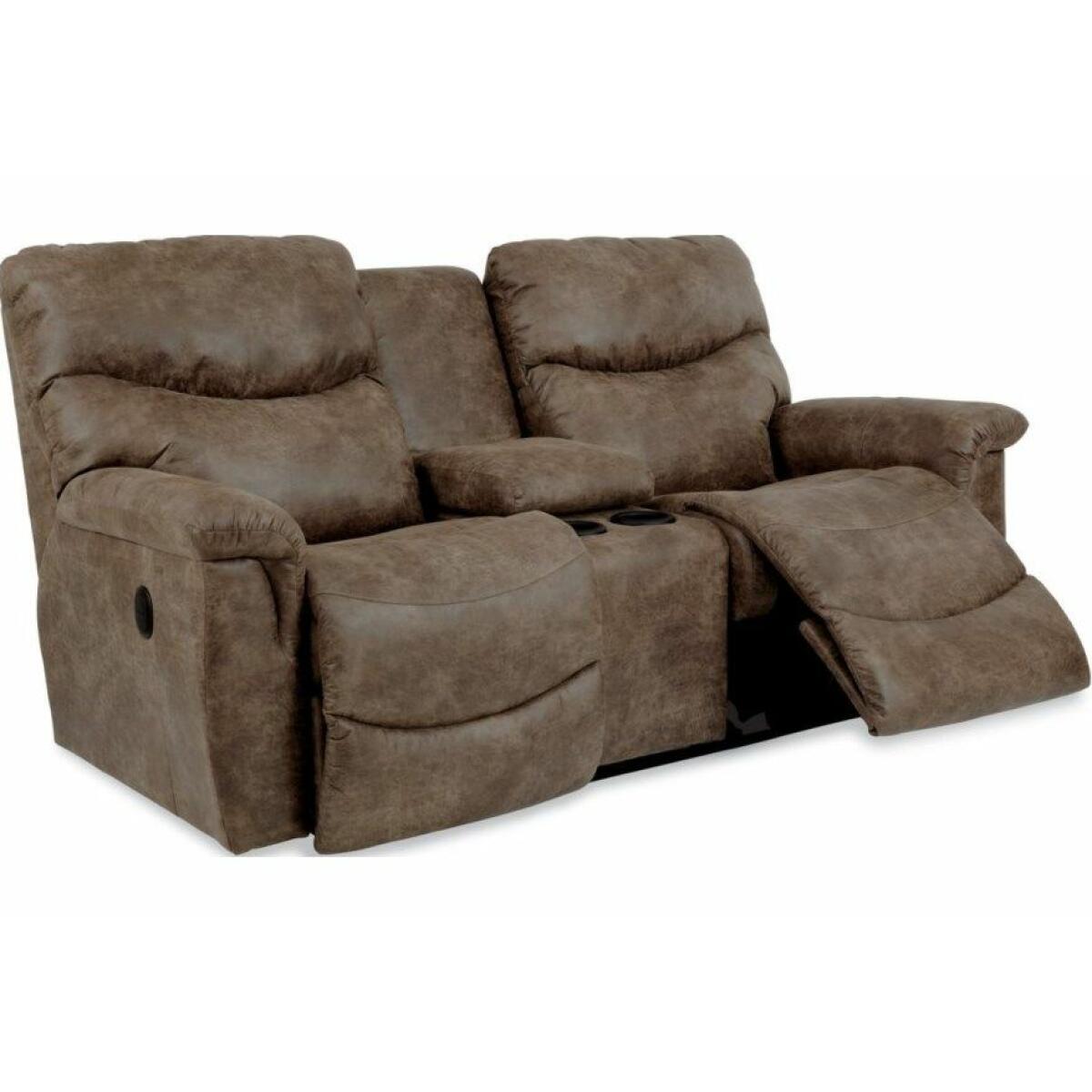 James Reclining Loveseat w/ Console - Image 2