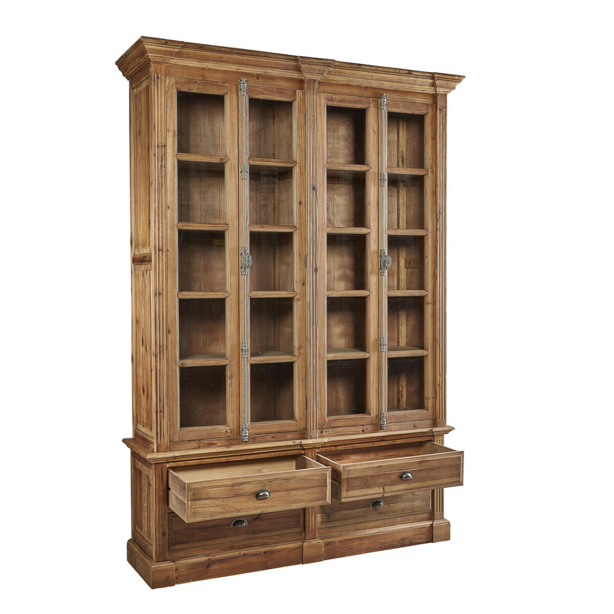 Natural Old Fir Bookcase - Image 3