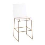 King 24.75 Counter Height Stool - Gold