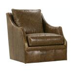Kara Leather Swivel Chair