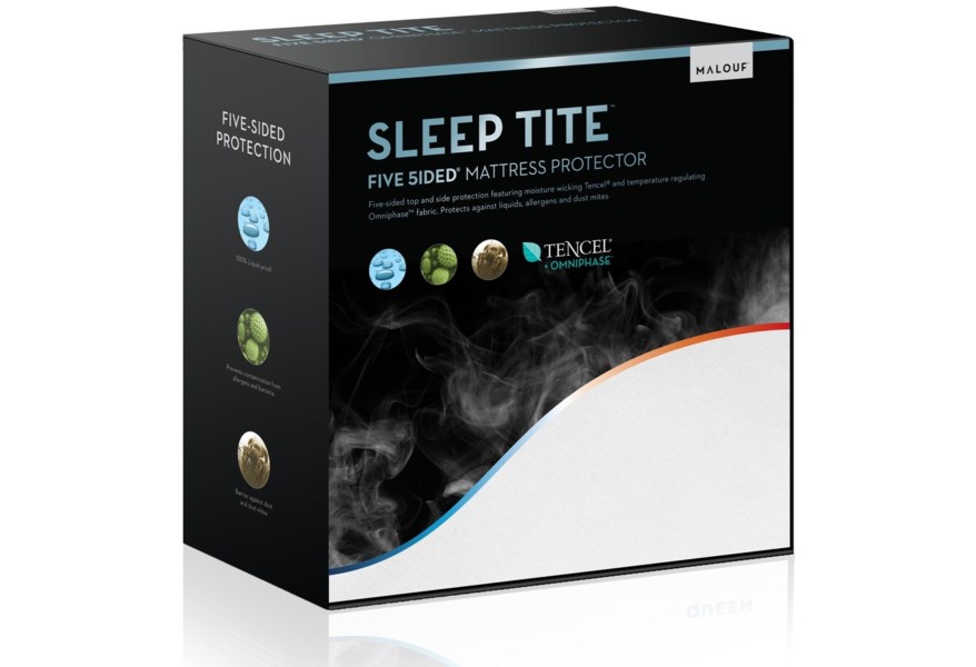 Queen Five 5ided Mattress Protector With Tencel® + Omniphase - Image 1