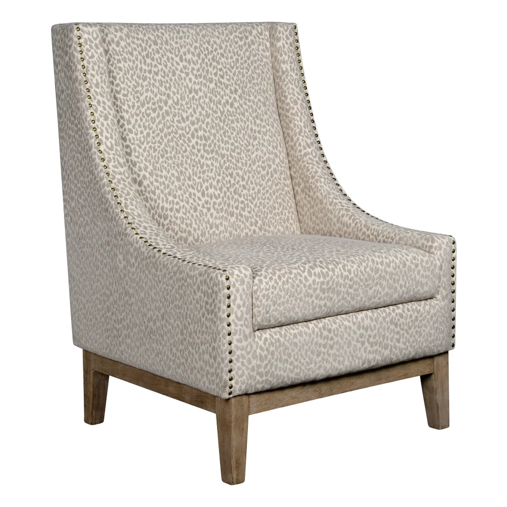 10001-sl_lg Jasmine Chair (Snow Leopard) - Image 1