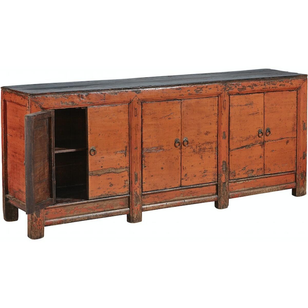 Large Antique Amber Sideboard 20-306 - Image 2