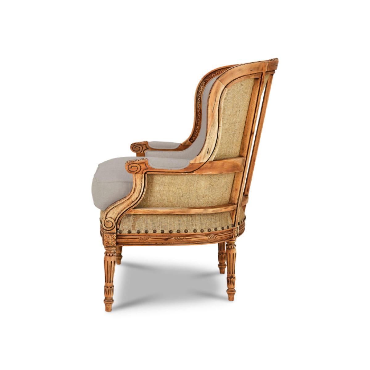 French Wing Chair - Image 3