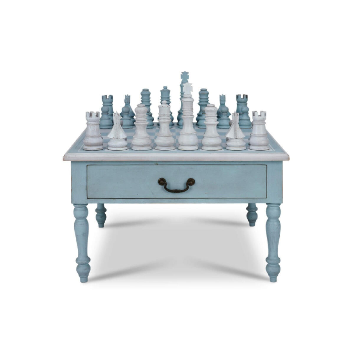 Logan Table 2 Drawer w/ Chess Set - Image 2