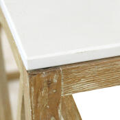 White Marble Console - Image 2
