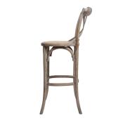 Bennett X-Back Stool 30'' (Brown Wash) - Image 4