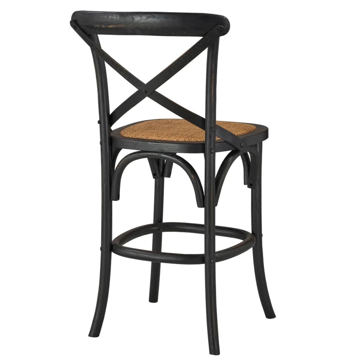 Bennett X-Back Stool 24'' (Black) - Image 2