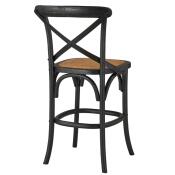 Bennett X-Back Stool 24'' (Black) - Image 2