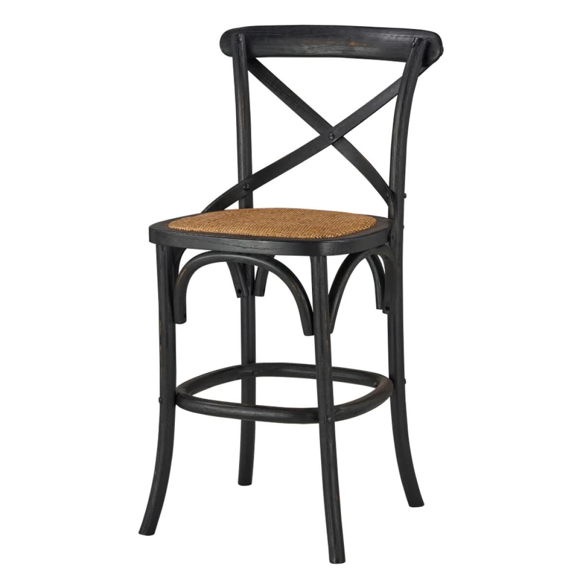 Bennett X-Back Stool 24'' (Black) - Image 4