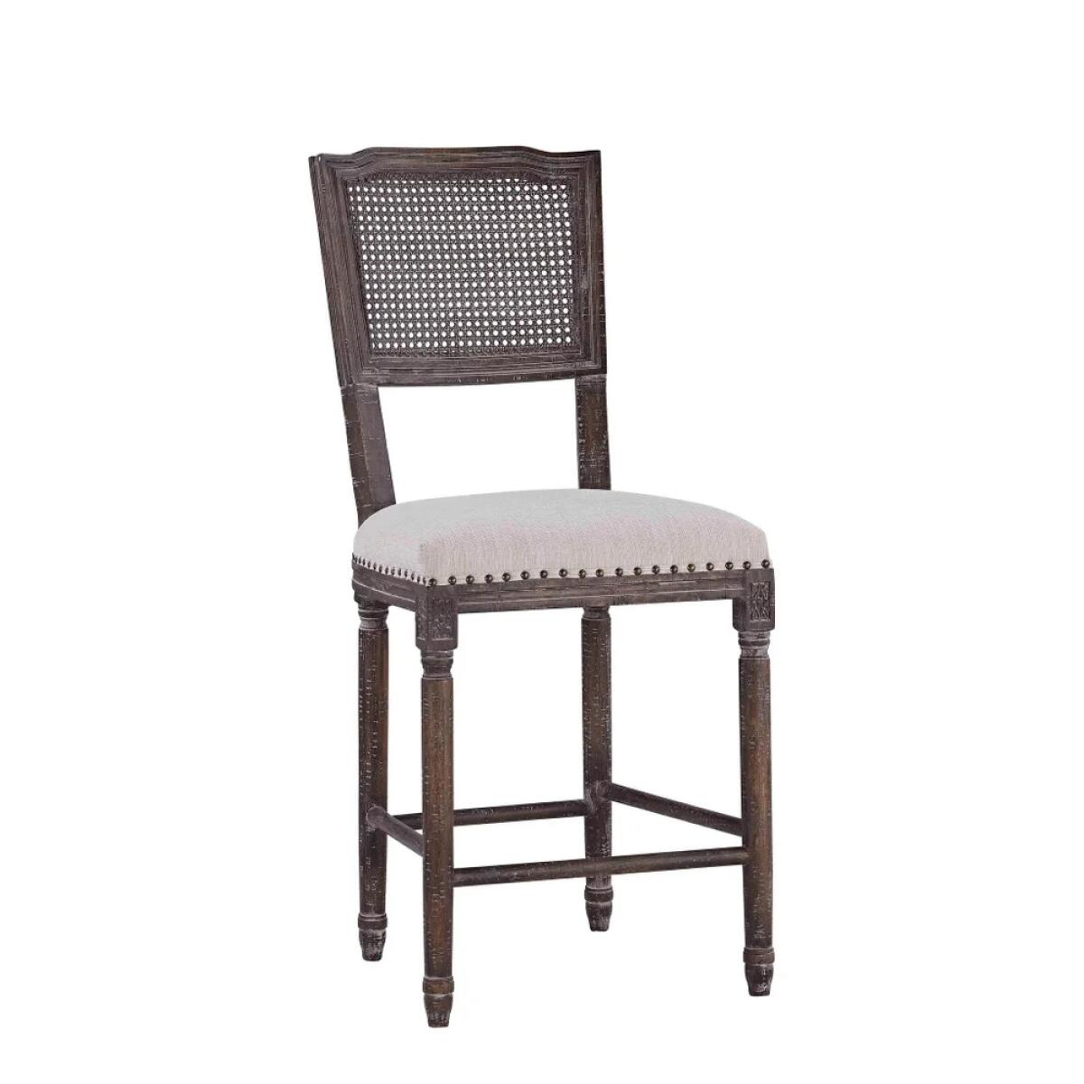 Camille Counter Stool (French Linen) - Image 4