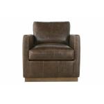 Allie Leather Swivel Chair
