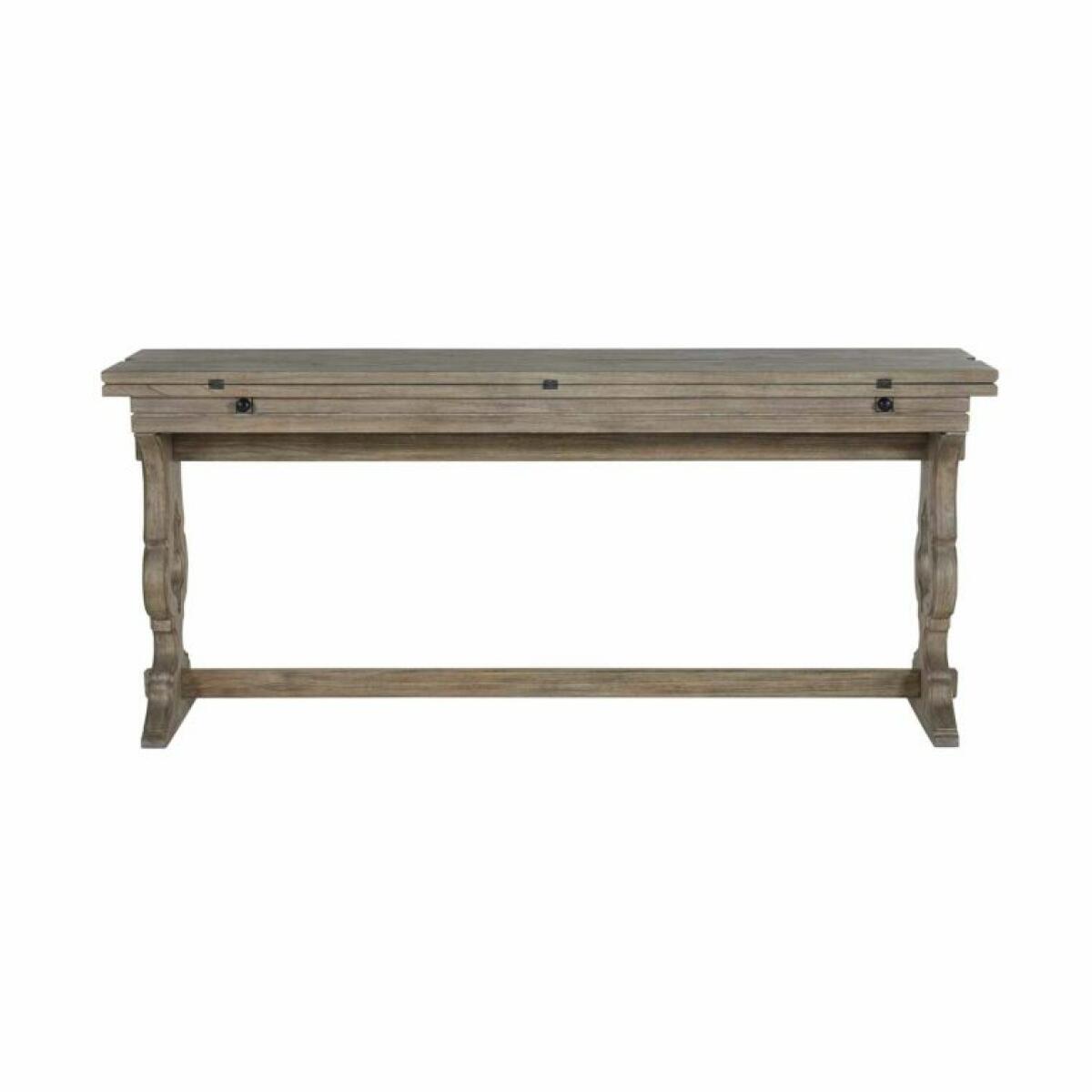 Burnette Console Table-Natural Antique - Image 4