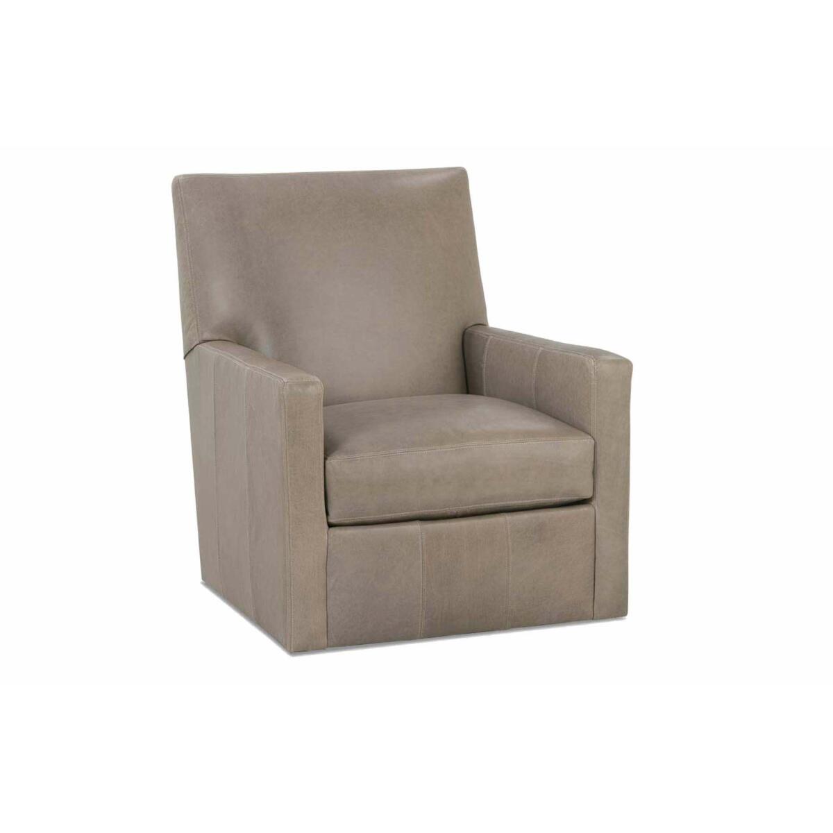 Carlyn Leather Swivel Glider - Image 2