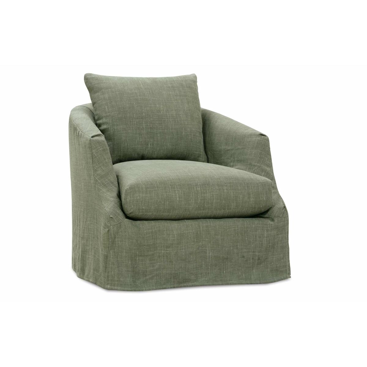 Emmerson Slipcover Swivel Chair - Image 2