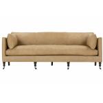 Madeline 90" Express Butterscotch Leather Sofa