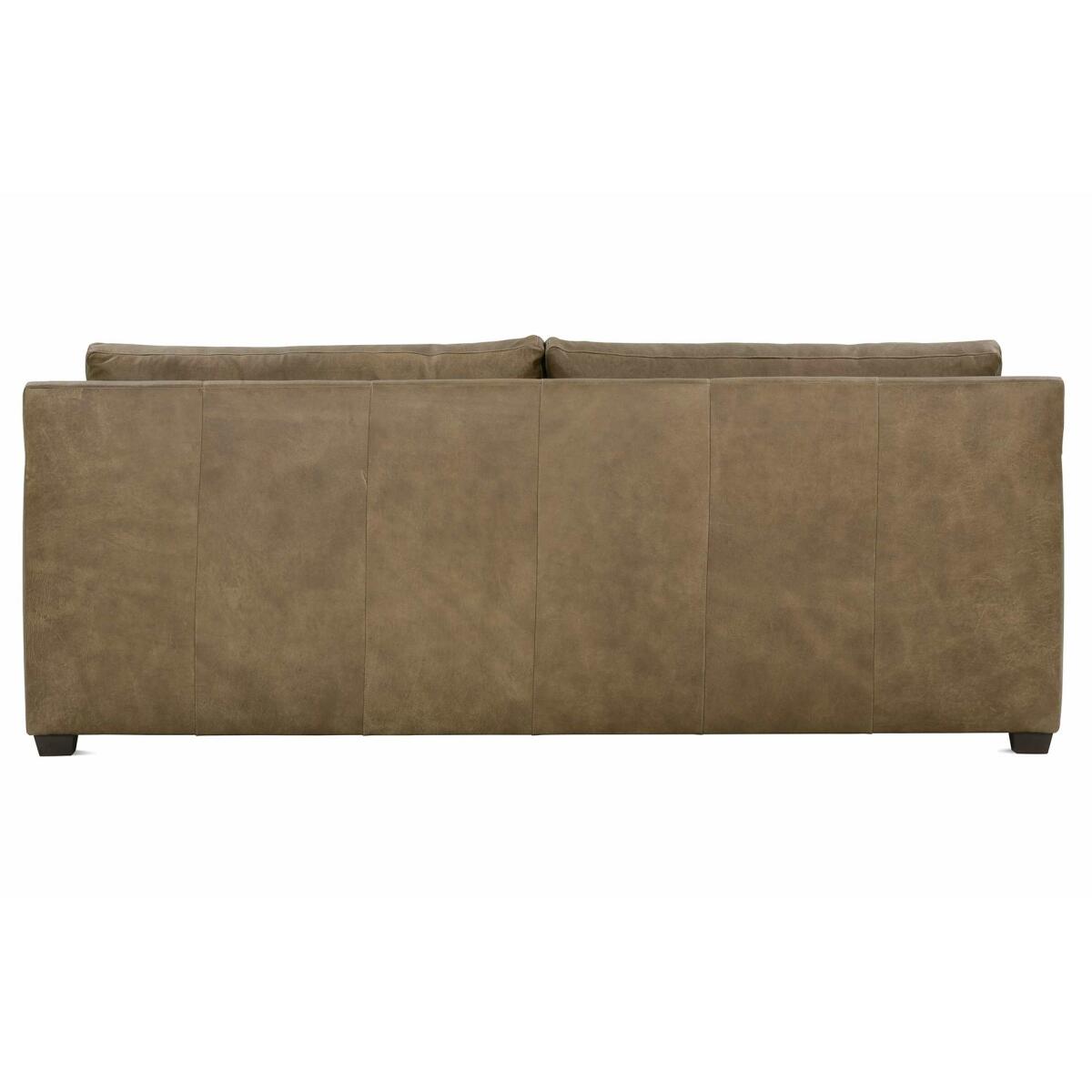Sylvie 88" Express Mushroom Leather Sofa - Image 4