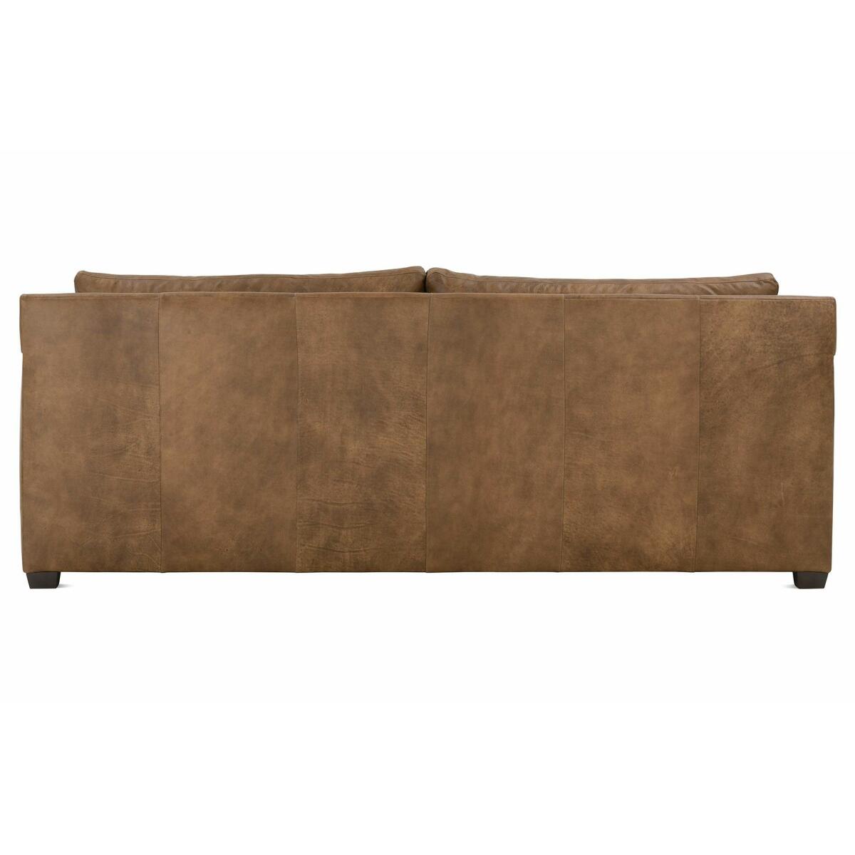 Sylvie 88" Express Cocoa Leather Sofa - Image 4