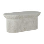 Brant Oval Coffee Table Natural Stone