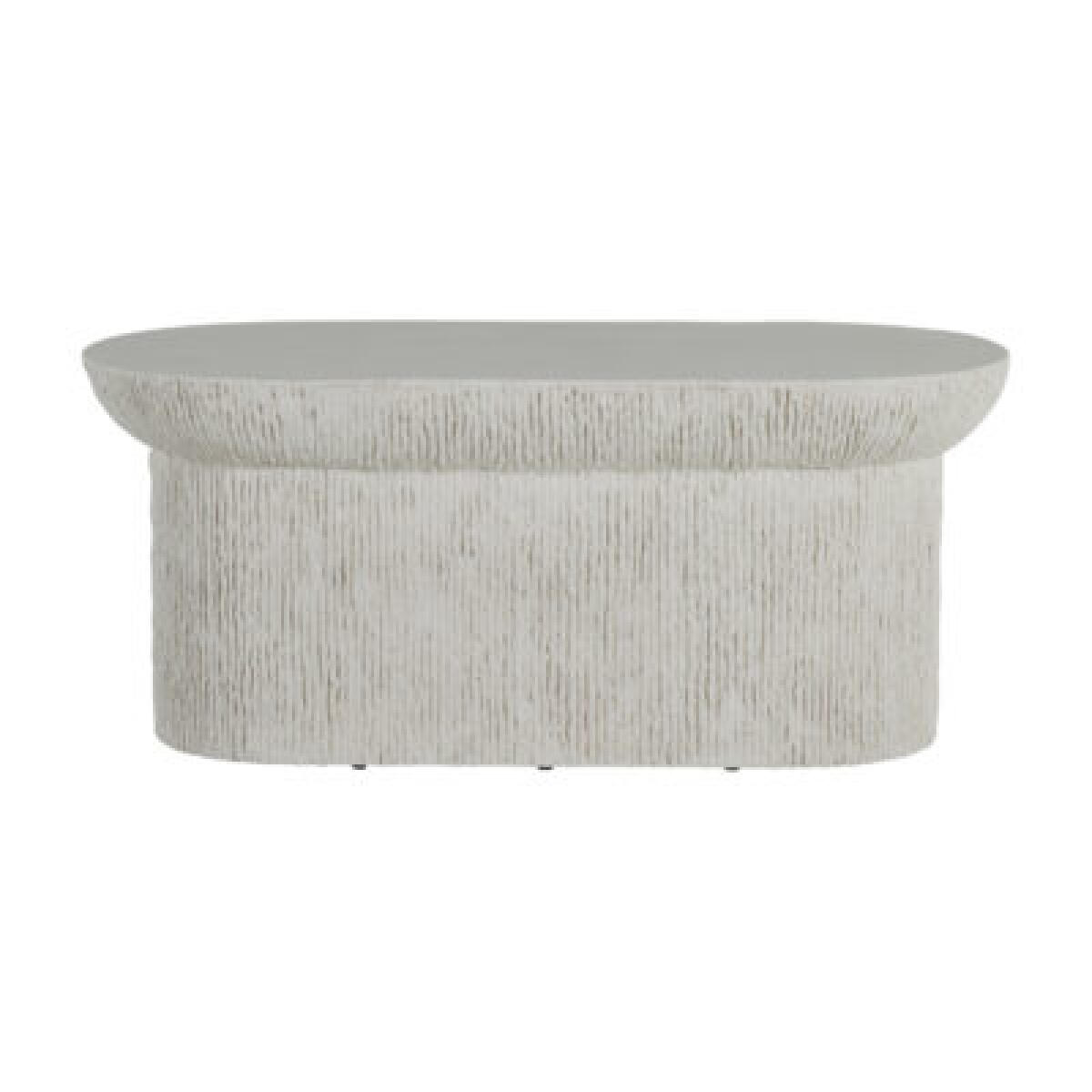 Brant Oval Coffee Table Natural Stone - Image 2