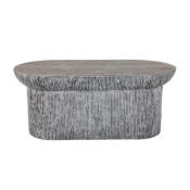 Brant Oval Coffee Table Aged Stone Grey - Image 2