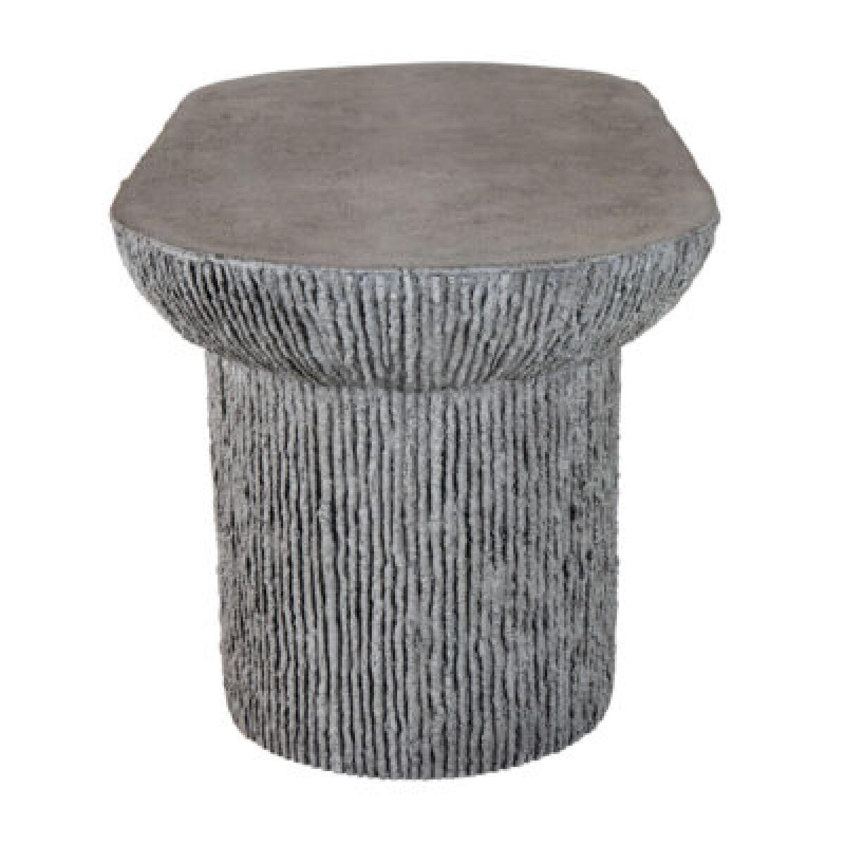 Brant Oval Coffee Table Aged Stone Grey - Image 3