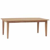 Croquet Teak Rectangular Farm Table