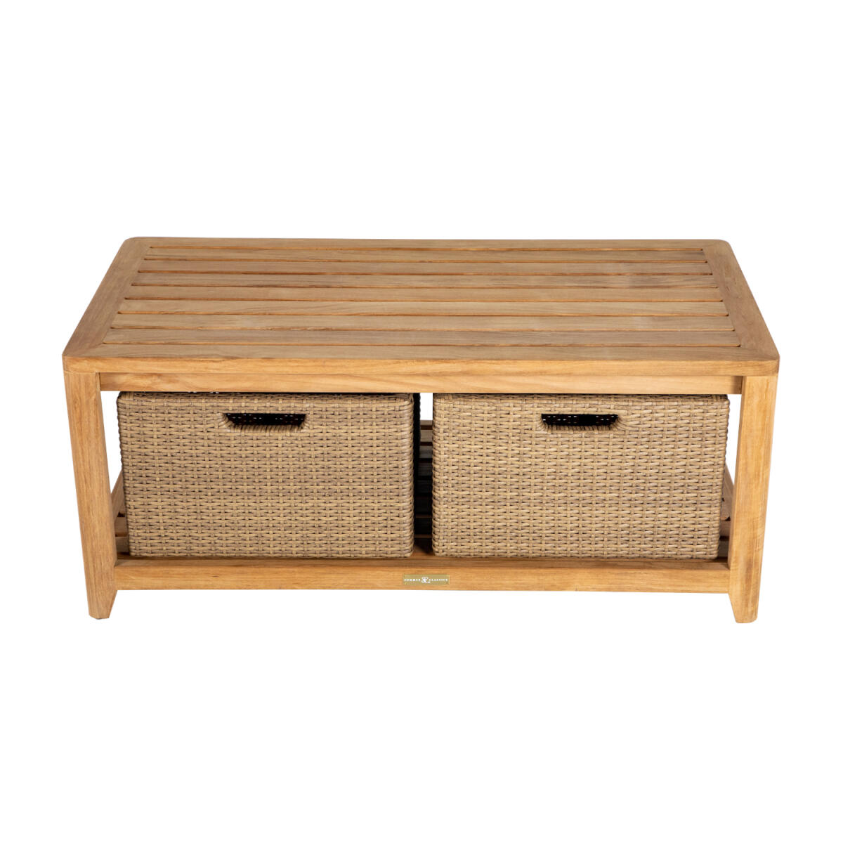 Chesapeake Storage Coffee Table Natural Teak - Image 5