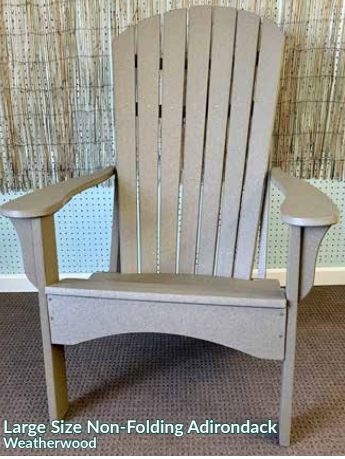 Large Size Non-Folding Adirondack Chair Large Size Non-Folding Adirondack Chair - Image 1
