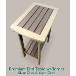 Premium End Table With Border
