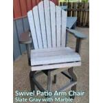 Swivel Patio Arm Chair Bar Height