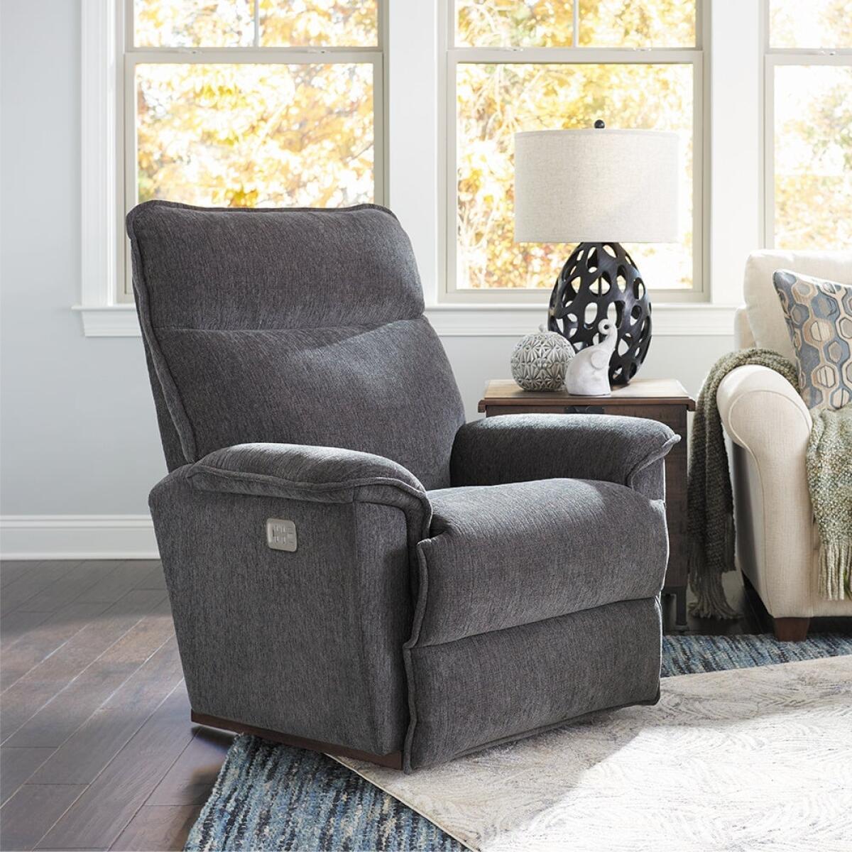 Jay Power Rocking Recliner w/ Headrest & Lumbar - Image 2