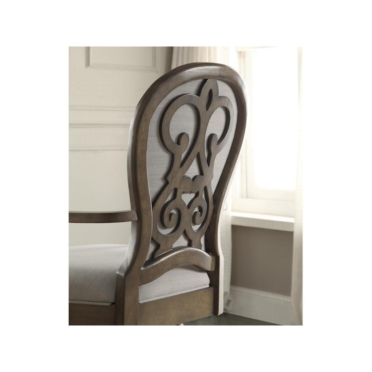 Belmeade Scroll Back Upholstered Desk Chair - Image 3