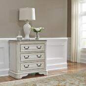 Magnolia Manor 3 Drawer Bedside Chest w/ Charging Station - Image 7
