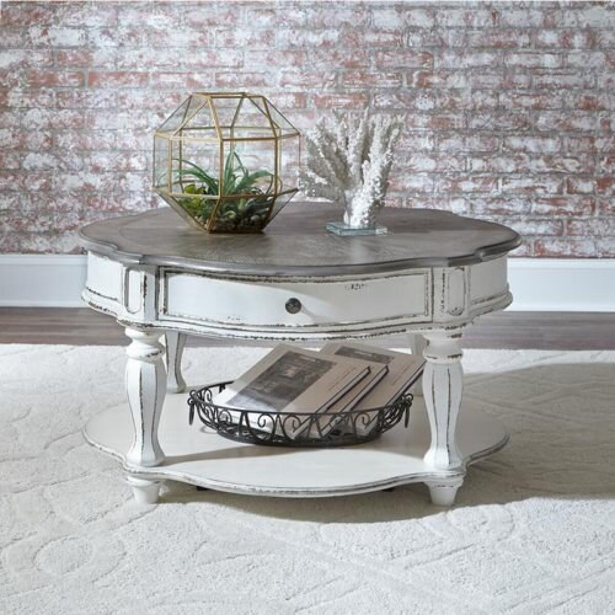 Magnolia Manor Round Cocktail Table - Image 9