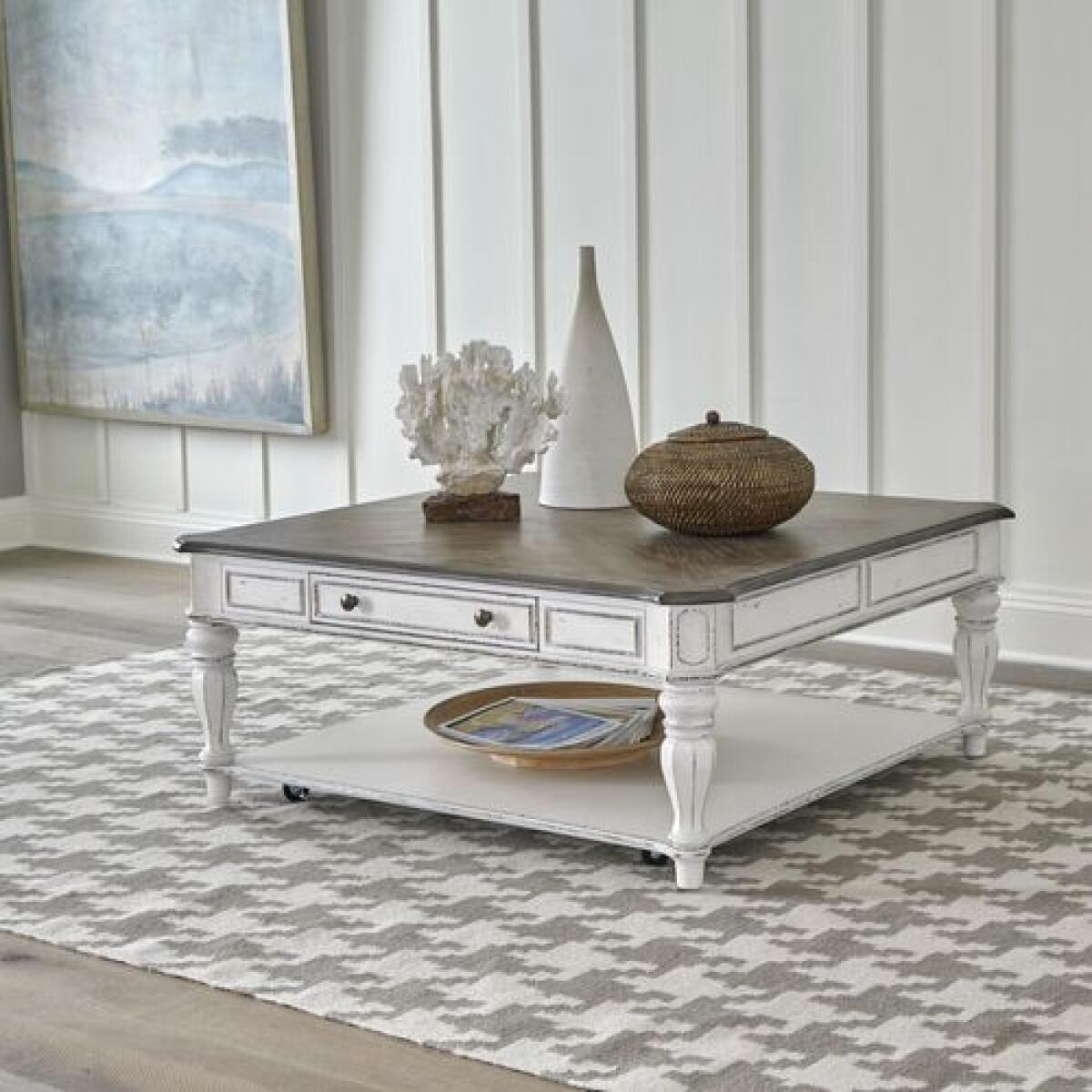 Magnolia Manor Oversized Square Cocktail Table - Image 5