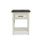 Bella Stone Top Bedside Table