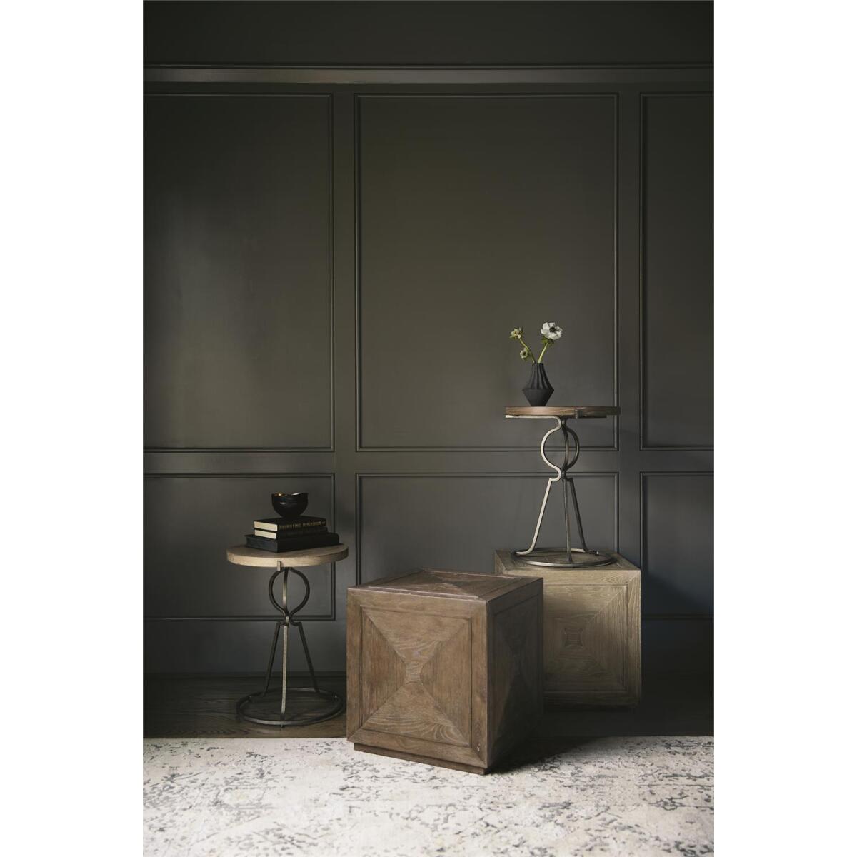 Rustic Patina Accent Table - Image 6