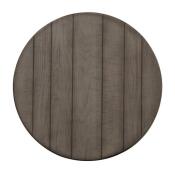 Modern Farmhouse Splay Leg Round End Table in Brown - Image 5