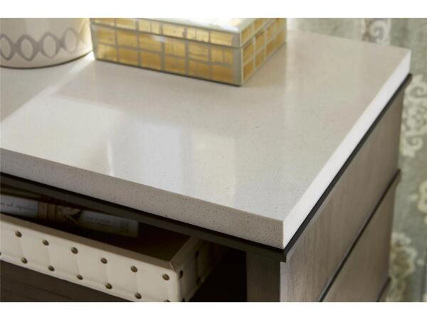 Playlist Two Drawer Brown Nightstand - Image 2