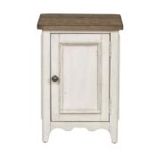 Parisian Marketplace Door Chair Side Table w/ Charging Station - Image 3