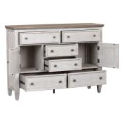Heartland 2 Door 6 Drawer Chesser - Image 3