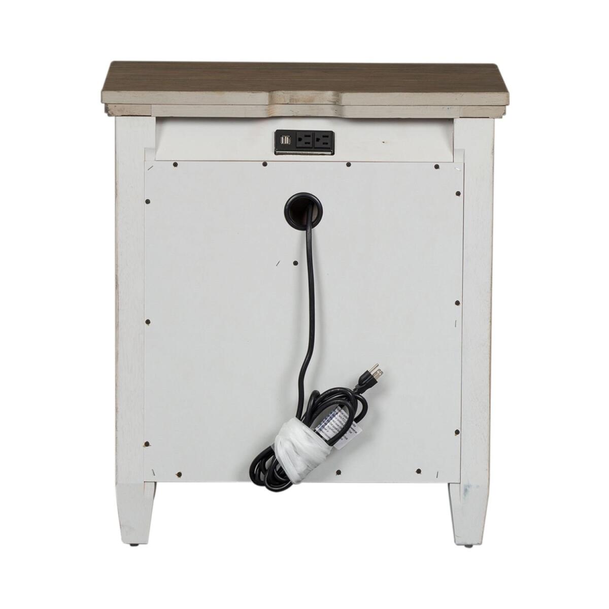 Heartland 2 Drawer Night Stand w/ Charging Station - Image 3