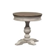 Heartland Round Pedestal Chair Side Table