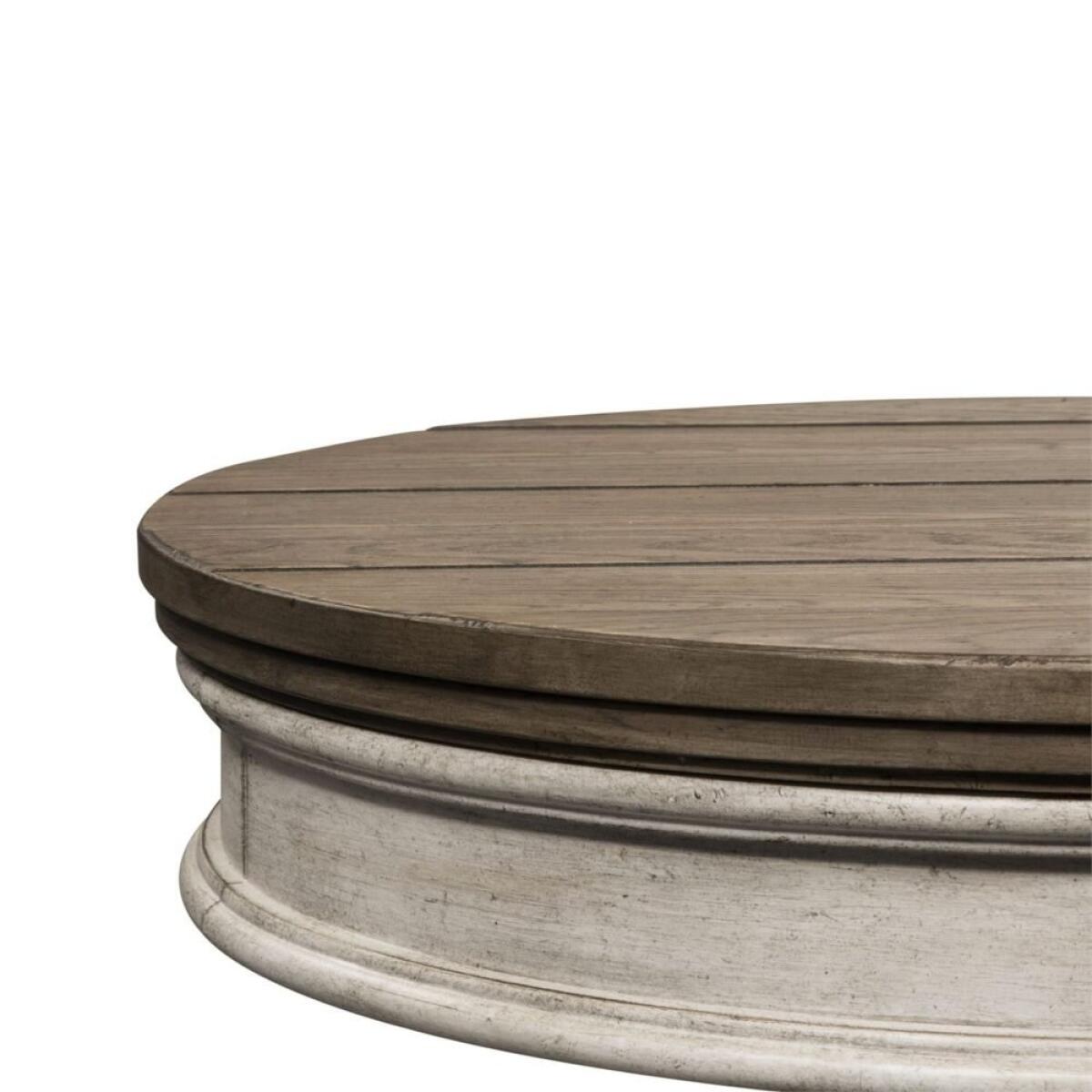 Heartland Round Pedestal Chair Side Table - Image 4