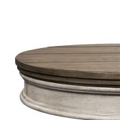 Heartland Round Pedestal Chair Side Table - Image 4